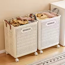 Collapsible Plastic Laundry Basket