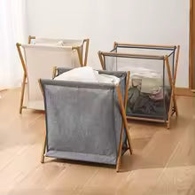Natural Bamboo Laundry Clothes Hamper