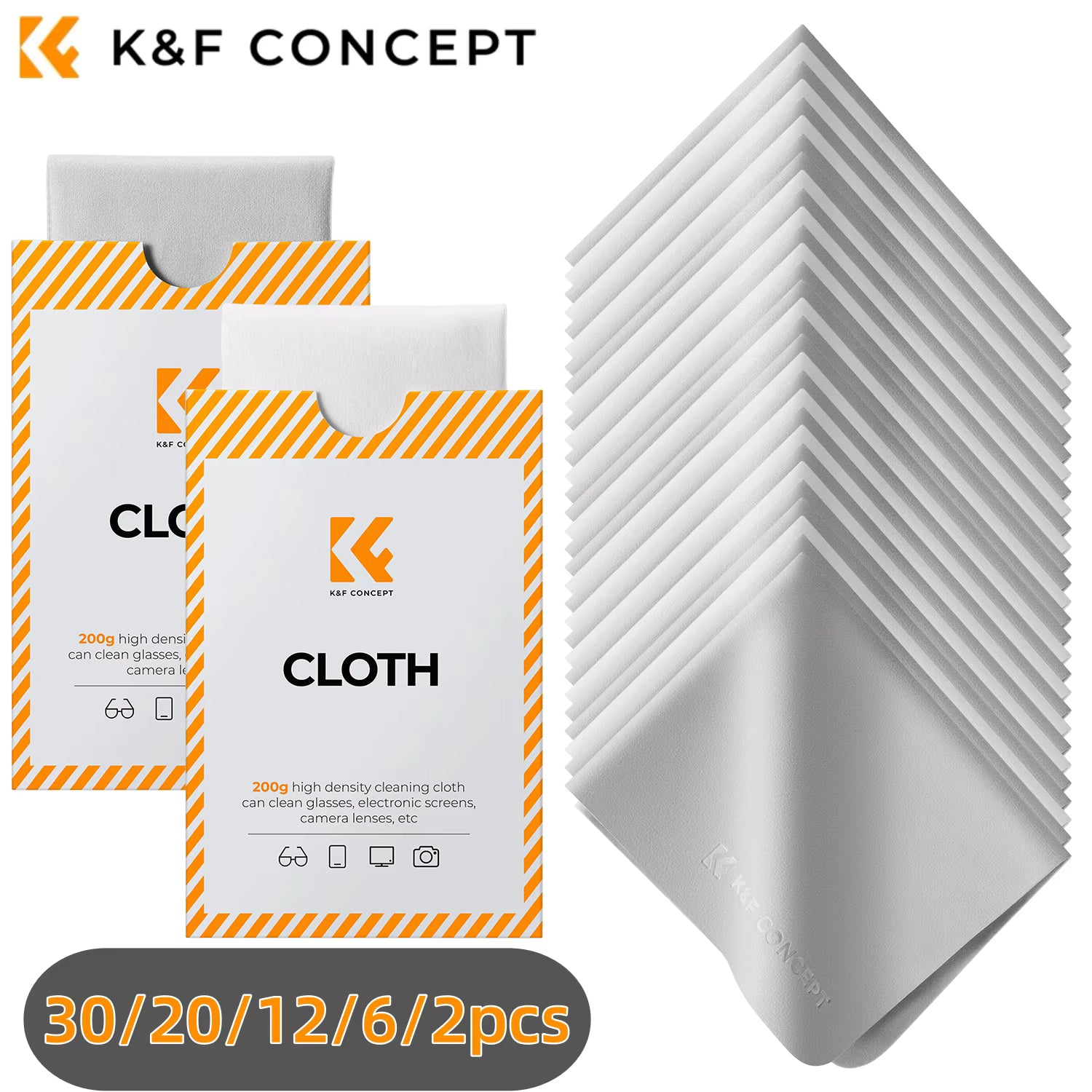 Premium Microfiber Cleaning Cloths (6-Pack)